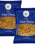 EF  Crispy Fried Onions 2 PACK 14 oz each Kosher Halal Product of Netherlands