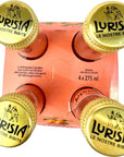 Lurisia Aranciata Rossa Blood Orange Soda 4 x 93 Fl Oz 275ml Italian Soda  Sicilian Blood Orange  Citrus Orange Soft Drink  Red Orangeade  Carbonated Sparkling Fruit Juice Beverage from Italy  Bundle with Coaster by Florence Foods