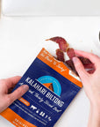 Original Kalahari Biltong AirDried Thinly Sliced Beef 2oz Pack of 5 Sugar Free Gluten Free Keto  Paleo High Protein Snack