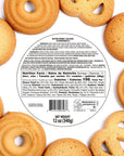 Bauducco Butter Cookies Tin - Convenient Sorted Butter Cookies in a Tin - Delicious Sweet Snack or Gift - 12 oz.