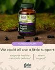 Gaia Herbs Thyroid Support - Made with Ashwagandha, Kelp, Brown Seaweed, and Schisandra to Support Healthy Metabolic Balance and Overall Well-Being - 60 Vegan Liquid Phyto-Capsules (20-Day Supply)