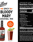 Collins Spicy Bloody Mary Mix Made With Tomato Garlic Worcestershire Horseradish Cayenne and Other Spices Brunch Cocktail Recipe Bartender Mixer Drinking Gifts Home Cocktail bar 32 fl oz