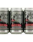 Goslings Diet Ginger Beer 12 Oz Can 12 Count