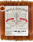 Six Tree Farm Maple Saplings Pure State of Vermont Maple Syrup Grade A Dark Robust Maple Sticks 100 Count