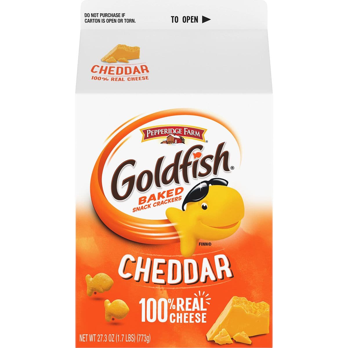 Goldfish Cheddar Cheese Crackers 273 oz Carton