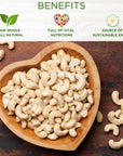 Raw Cashews Unsalted Whole 16 0z  1 lb  Vegan Protein Snacks  Make Cashew Milk  Keto and Paleo Friendly Diet Snacks  Party Snacks  Healthy Snacks  Cashews Bulk  NonGMO  100 Natural  By Moonee Naturals 16 0z  1 lb