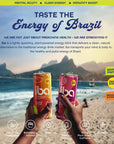 iba Healthy Energy Drink Variety Pack Clean Energy 0 Sugar Sparkling Low Calorie Plant Based Guarana  Copaiba For Immune Support Non GMO Functional 150mg Caffeine 12 Fl Oz 12 Pack