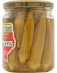 Talk O Texas Okra Pickled Mild 2 count Pack of 3