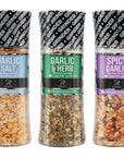 Soeos Spice Seasoning Set of 3 with Integrated Grinders