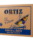 Ortiz Spanish Tuna Gift Pack of 12 Tender Wild Caught Tuna Fillets Hand Packed in Extra Virgin Olive Oil Gourmet Gift for Foodies 395oz x 12 Tins