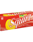 Squirt Ruby Red Grapefruit Soda 12 fl oz cans 12 pack