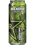 Rockstar Energy Drink Hardcore Apple 16 Fl Oz Can