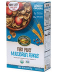 Nature's Path Organic Flax Plus Multibran Flakes Cereal, 13.25 Ounce, Non-GMO, 16g Whole Grains, with Omega-3 Rich Flax Seeds