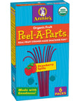 Annie's Organic Peel-A-Parts Fruit-Flavored Snacks, Strawberry Splits, Gluten Free, 6 ct., 3.3 oz.