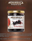 Peninsula Premium Cocktail Cherries  Award Winning  Deep BurgundyRed  Silky Smooth Rich Syrup  Luxe Fruit Forward SweetTart Flavor  American Grown  Made 105 oz 3Pack