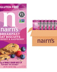 Nairns Gluten Free Blueberry and Raspberry Breakfast Biscuits 564oz Pack of 6