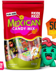 RICO RICO Mexican Candy 50 pcs  Dulces Mexicanos Surtidos Mexican Snacks Mexican Candies Sweet and Spicy Candy Assortment Mix by RICO RICO