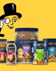 PLANTERS Unsalted Premium Blend Cashews, Almonds, Hazelnuts, Pecans Pistachios, 2.16 lb. Container