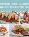 Lobster Gram Two 67 oz Butter Poached Maine Lobster Tails  Tender Rich Buttery Taste  Gourmet Lobster Tails