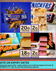 Snickers Mars MMs Hi Protein Bars Variety 12 Pack  Bundled with Masonara Mints  Snickers High Protein Bars and Others 1522g Protein per Bar  12 Bars 660g Total