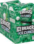 ICE BREAKERS Ice Cubes Spearmint Sugar Free Chewing Gum Bottles 324 oz 6 Count 40 Pieces