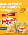 Velveeta Shells  Cheese Original Shell Pasta  Cheese Sauce Value Size Meal 24 oz Box