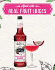 Monin  HomeCrafted Dragon Fruit Cosmo Cocktail Mix ReadytoUse Drink Mixer Strawberry  Pear Blend Made with Natural Flavors  Real Fruit Juice DIY Cocktails Just Add Vodka 750 ml