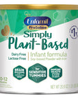 Enfamil Plant based Baby Formula, 20.9 Oz Powder Can, Enfamil ProSobee for Sensitive Tummies, Soy-based, Plant Sourced Protein, Lactose-free, Milk free