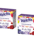 Welchs Singles To Go Powdered Drink Mix 40ct Variety Pack  Pack of 24 Delicious Flavor in Each Box  Grape Passionfruit Strawberry Peach and Cherry Pomegranate