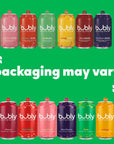 bubly Sparkling Water 6 Flavor Variety Pack Blackberry Lime Cherry Grapefruit Strawberry Mango Zero Sugar  Zero Calories Seltzer Water 12 Fl Oz Cans Pack of 18