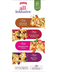 All Inklusive Cereal Bars (28 Pack) - Almonds, Cranberries, Strawberries, & Raisins Healthy Cereal Bars w/ ZERO Sugar Added Breakfast Cereal Bars Made w/ Oats, Rice & More - High Fiber Cereal Bars w/ Vitamins & Mineral (24.6 oz) 80 Cal.