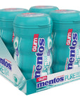 Mentos Pure Fresh SugarFree Chewing Gum with Xylitol Bulk Wintergreen Bulk 50 Count Pack of 4