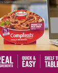 HORMEL COMPLEATS Spaghetti  Meat Sauce Microwave Tray 75 oz 7 Pack