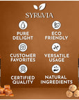 Syruvia Coffee Syrup Variety Pack  Caramel  Chocolate Chip Cookie Dough GlutenFree Kosher 254 fl oz Bottles  Enhance Your Coffee Experience with Premium Flavoring Syrups