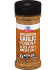 McCormick Garlic and Onion, Black Pepper and Sea Salt All Purpose Seasoning, 4.25 oz