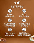 Syruvia Coffee Syrup Variety Pack  Hazelnut  French Vanilla GlutenFree Kosher 254 fl oz Bottles  Enhance Your Coffee Experience with Premium Flavoring Syrups