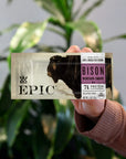 EPIC Bison Bacon Cranberry Bars GrassFed 12 Count Box 13oz bars