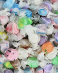 Gourmet Soft and chewy Salt Water Taffy Candy  Individually Wrapped  Bulk bag Assorted flavors 1 Pound Pack of 1