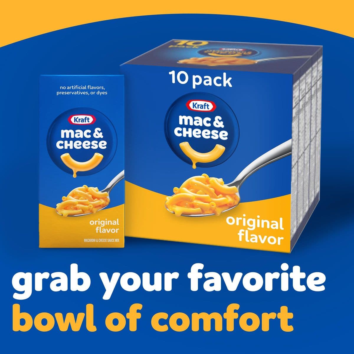 Kraft Original Macaroni  Cheese Dinner Family Size 145 oz Box