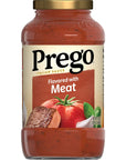 Prego Italian Tomato Pasta Sauce Flavored With Meat 24 OZ Jar