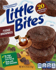 Entenmanns Little Bites Fudge Brownie Mini Muffins 1 Pack 5 Pouches