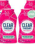 Clear Theory Water Flavoring Drops with Electrolytes Water Enhancer Liquid Flavored Water Drink Mix Hydration for Kids Vegan Gluten Free Low Calorie Watermelon Berry 4 Pack 162 Fl Oz Bottles