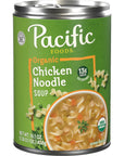 Pacific Foods Organic Chicken Noodle Soup, 16.1 OZ