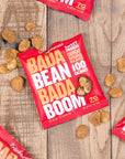 Enlightened Bada Bean Bada Boom  PlantBased Protein Gluten Free Vegan Crunchy Roasted Broad Fava Bean Snacks 110 Calories per Serving Sriracha 1 oz 24 Pack