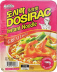 Paldo Dosirac Shrimp Instant Noodles 6 Pack Total of 1818oz