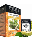 Pure Soursop Tea Case of 360 Organic Tea Bags made with Pure Graviola Leaf Guanabana Leaves Moksha Ayurveda