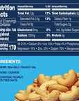 PLANTERS Deluxe Salted Whole Cashews, Party Snacks, Plant-Based Protein 33oz (1 Container)