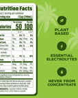 C2O Pure Coconut Water with Pulp  Plant Based  NonGMO  No Added Sugar  Essential Electrolytes  175 FL OZ Pack of 12