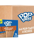 PopTarts Toaster Pastries Breakfast Foods Kids Snacks Frosted Brown Sugar Cinnamon Value Pack 64 PopTarts