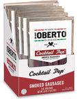 Oh Boy Oberto Classics Cocktail Pep Smoked Sausages 3 Ounce Pack of 8